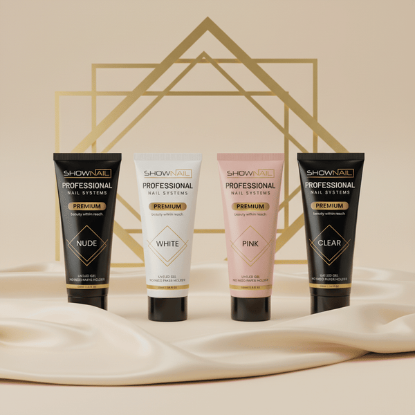 Tube Nail Gel ShowNail® 30ml — Polygel Premium 4 Couleurs